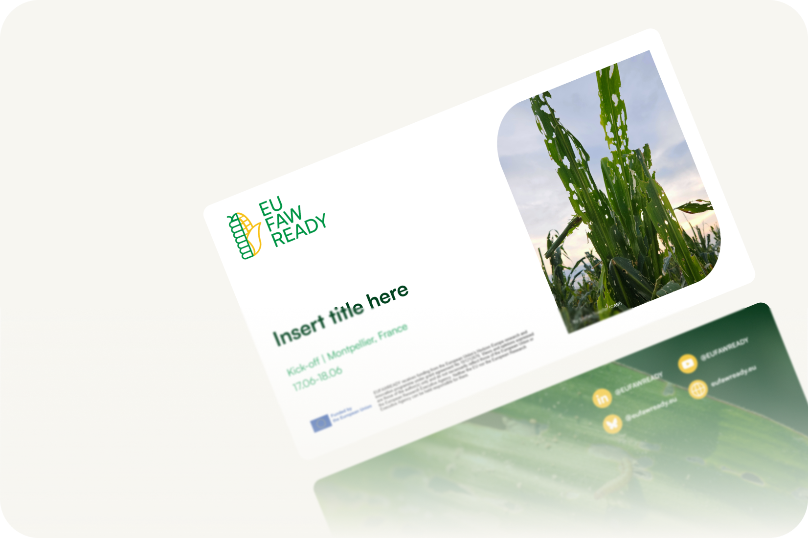 Presentation promotional flyer preview