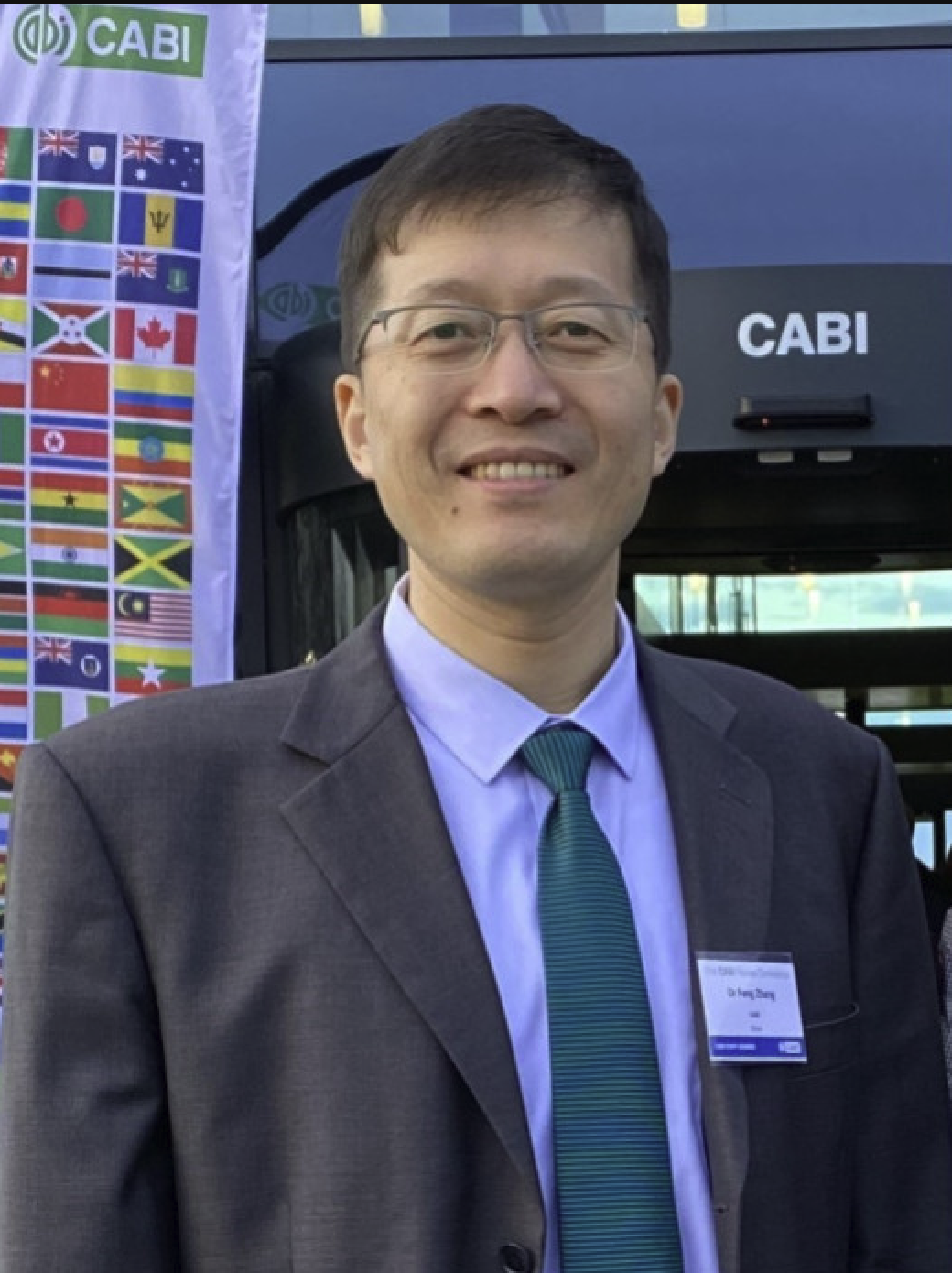 Portrait of Dr Feng Zhang, Regional Director, East & South-East Asia  CAB International (CABI)